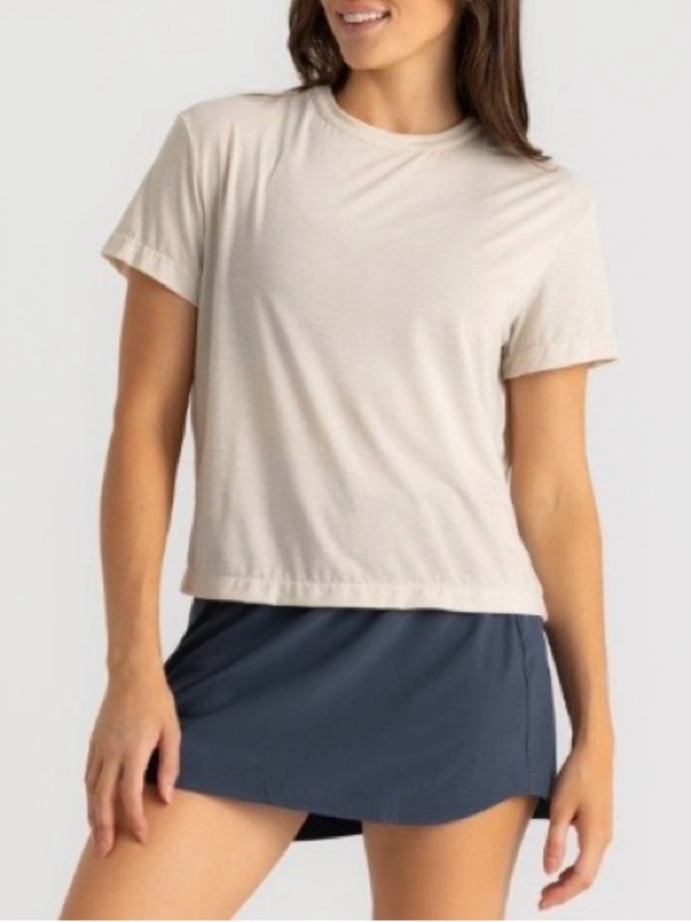 free fly elevate lightweight tee cream